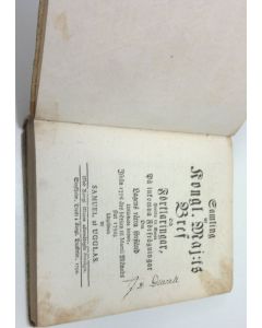 Kirjailijan Samuel af Ugglas käytetty teos Sammling af Kongl. Maj:ts bref och förklaringar (1794), hwilka til swar på inkomna förfrågningar om lagens rätta förstånd, utfärdade blifwit, ifrån 1776 års början til  Martii månads slut 1792; utgifwen af Samuel