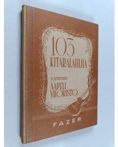 käytetty kirja 103 kitaralaulua