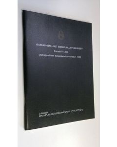 käytetty teos Valtakunnalliset maanpuolustuskurssit, Kurssit 91-100, aakkosellinen hakemisto kursseista 1-100