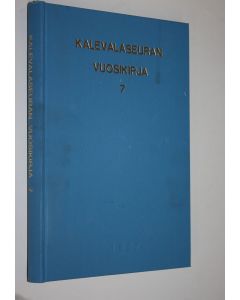 käytetty kirja Kalevalaseuran vuosikirja 7 1927