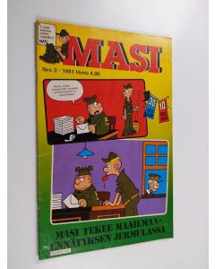 Kirjailijan Mort Walker käytetty teos Masi 3/1981