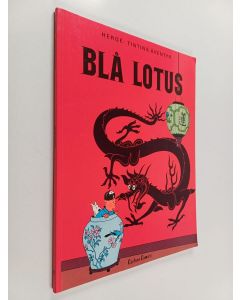 Kirjailijan Herge käytetty kirja Blå lotus