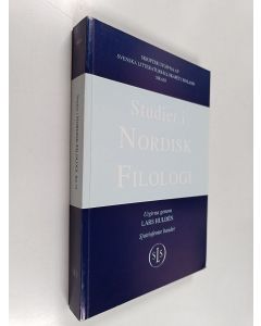 Kirjailijan Lars Hulden käytetty kirja Studier i nordisk filologi Bd 75