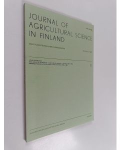 Kirjailijan John Sumelius käytetty kirja Journal of agricultural science in Finland Vol 59 N:O 4/1987 : The Returns to Investment in Agricultural Research in Finland 1950-1984