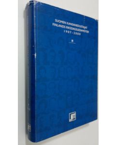 Tekijän Riitta Siunala  käytetty kirja Suomen kansanedustajat II 1907-2000 = Finlands riksdagsledamöter II 1907-2000