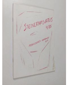 käytetty teos Steinerkasvatus 4/85