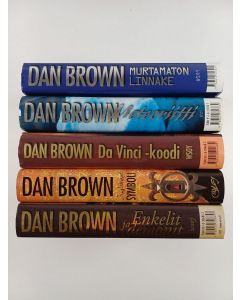 käytetty kirja Dan Brown -setti (5 kirjaa) : Da Vinci -koodi ; Meteoriitti ; Enkelit ja Demonit ; Murtamaton linnake ; Kadonnut symboli