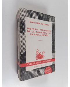 Kirjailijan Bernal Diaz del Castillo käytetty kirja Historia verdadera de la conquista de la Nueua España