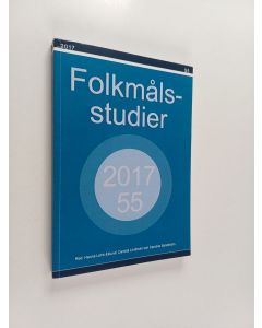 käytetty kirja Folkmålsstudier 55/2017