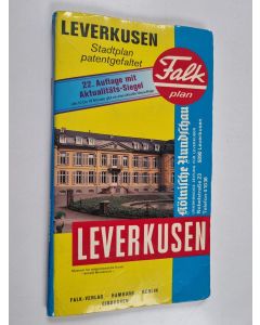 uusi teos Leverkusen Stadtplan patentgefaltet (kartta 1:15 000)