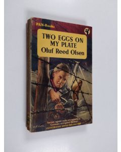 Kirjailijan Oluf Reed Olsen käytetty kirja Two eggs on my plate