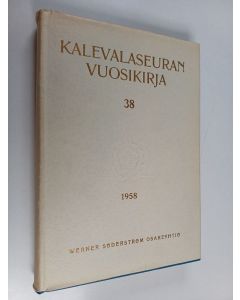 käytetty kirja Kalevalaseuran vuosikirja 38
