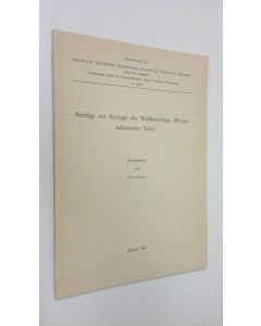 Kirjailijan Olavi Kalela käytetty kirja Beiträge zur Biologie des Waldlemmings, Myopus schisticolor (Lillj.)