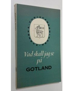 käytetty kirja Vad skall jag se på Gotland