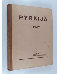 Tekijän I. H. Holma  käytetty kirja Pyrkijä vuosikerta 1947 (n:o 1-12 kansiin sidottuna)