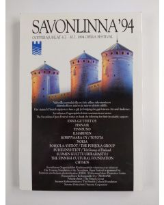 käytetty kirja Savonlinna opera festival '94