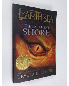 Kirjailijan Ursula K. Le Guin käytetty kirja The farthest shore