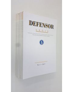 käytetty kirja Defensor legis vuosikerta 2017 (n:o 1-6) : Suomen asianajajaliiton äänenkannattaja