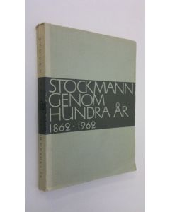 Kirjailijan Birger Damsten käytetty kirja Stockmann genom hundra år