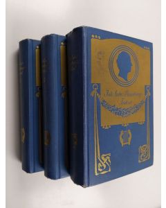 Kirjailijan Johan Ludvig Runeberg käytetty kirja Johan Ludvig Runebergin teokset 1-3