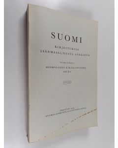 Kirjailijan Antti Sovijärvi käytetty kirja Suomi : kirjoituksia isänmaallisista aiheista 103:s osa - Havaintoja Jämsän murteen olo- ja tulosijojen käytöstä - Foneettis-äännehistoriallinen tutkimus Soikkolan inkeroismurteesta