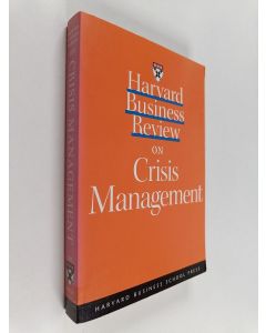 käytetty kirja Harvard business review on crisis management