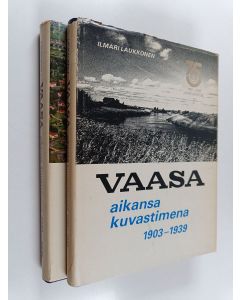 Kirjailijan Ilmari Laukkonen käytetty kirja Vaasa aikansa kuvastimena 1-2, 1939-1978