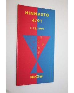 käytetty teos Alkon hinnasto 4/91