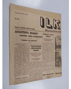 käytetty teos Ilkka N:o 249/1934 (26.10.1934)