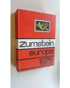Kirjailijan Zumstein Europa käytetty kirja Briefmarken-katalog Zumstein 1975