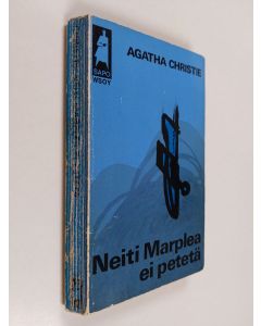 Kirjailijan Agatha Christie käytetty kirja Neiti Marplea ei petetä