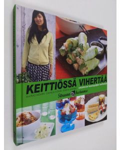 Kirjailijan Mattias Montin käytetty kirja Keittiössä vihertää : orastavan kasvissyöjän keittokirja