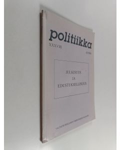 käytetty kirja Politiikka 4/1996 : Valtiotieteellisen yhdistyksen julkaisu