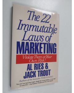 Kirjailijan Jack Trout & Al Ries käytetty kirja The 22 Immutable Laws of Marketing