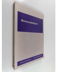 käytetty kirja Betonointityöt