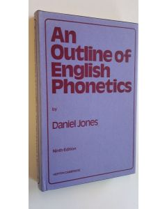 Kirjailijan Daniel Jones käytetty kirja An outline of English phonetics