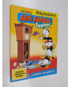 Kirjailijan Walt Disney käytetty teos Aku Ankka Juniori näytelehti