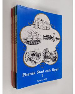 Kirjailijan Jonatan Reuter & Hans Hausen käytetty kirja Ekenäs stad och bygd 1-5