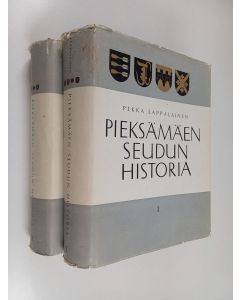 Kirjailijan Pekka Lappalainen käytetty kirja Pieksämäen seudun historia 1-2 : Pieksämäki, Jäppilä, Virtasalmi ja Pieksämäen kauppala