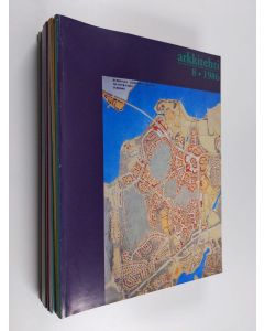käytetty kirja Arkkitehti vuosikerta 1986 (1-8)