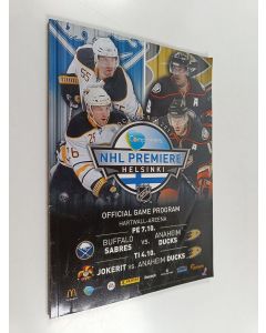 käytetty kirja 2011 Compuware NHL Premiere Helsinki - Official Game Program