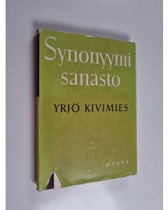 Kirjailijan Yrjö Kivimies käytetty kirja Synonyymisanasto