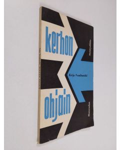 Kirjailijan Keijo Voudinmäki käytetty kirja Kerhonohjain