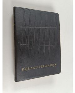 käytetty kirja Koraalivirsikirja