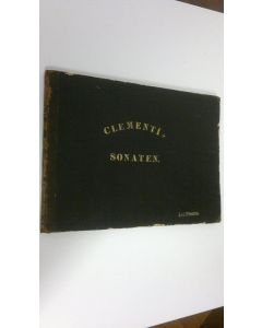 Kirjailijan Muzio Clementi käytetty kirja Ausgewählte Sonaten fur paino zu 4 händen