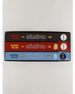 Kirjailijan Suzanne Collins käytetty kirja Nälkäpeli 1-3 : Nälkäpeli ; Matkijanärhi ; Vihan liekit
