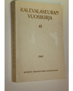 käytetty kirja Kalevalaseuran vuosikirja 45 1965
