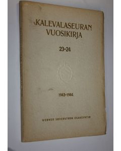 käytetty kirja Kalevalaseuran vuosikirja 23-24 1943-1944