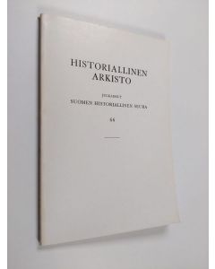 käytetty kirja Historiallinen arkisto 66