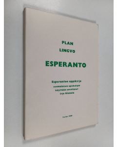 käytetty kirja Plan lingvo esperanto
